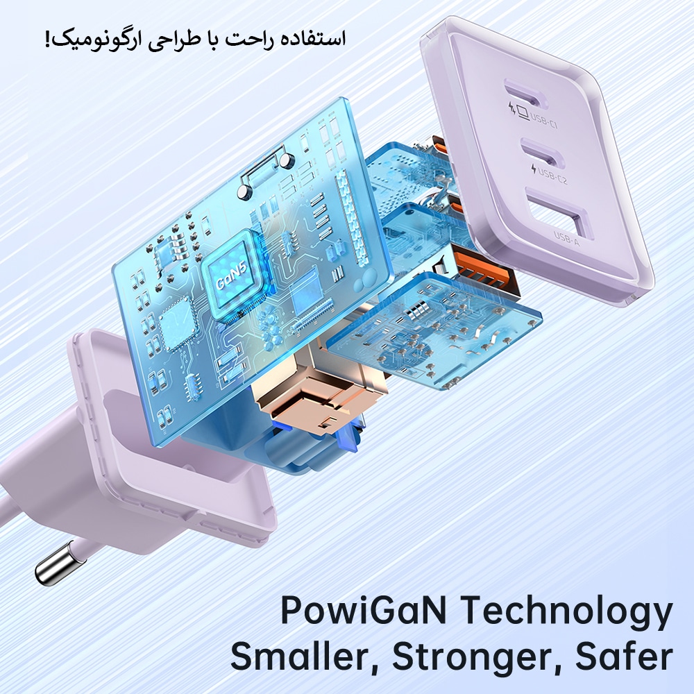 شارژر دیواری 67وات مینی مک دودو مدل CH-150