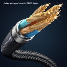 کابل شارژ100واتType CبهType Cمک دودومدلCA-361