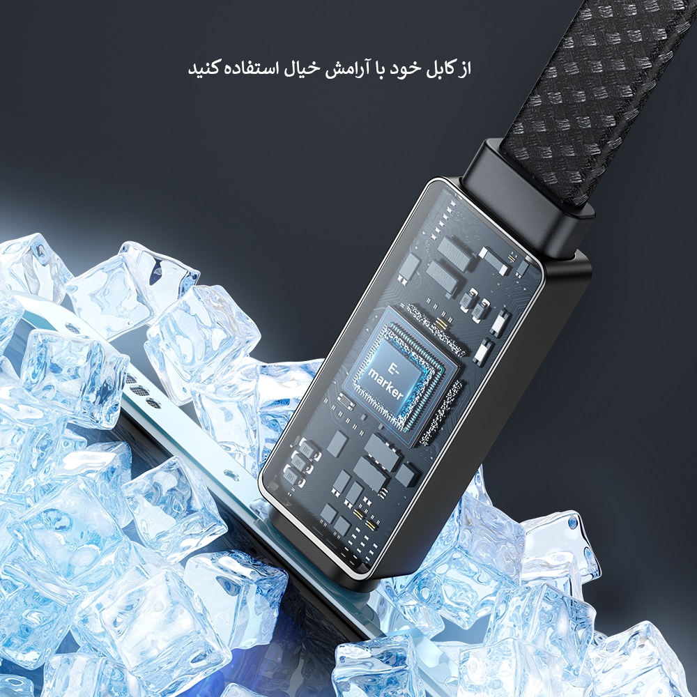 کابل شارژ 100 وات Type-C به Type-C مک دودو مدل CA-4470