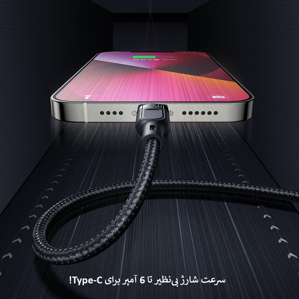 کابل شارژ3کاره100وات مک دودو مدلCA-8800