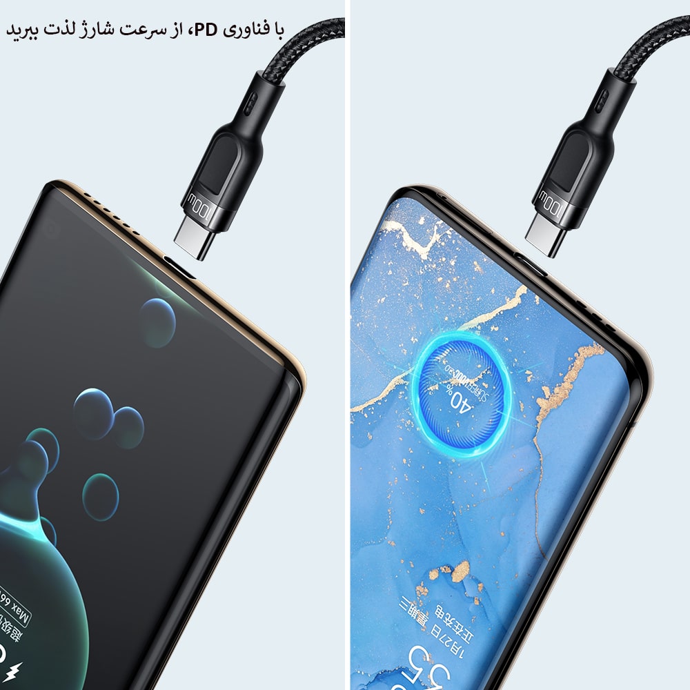کابل شارژ3کاره100وات مک دودو مدلCA-8800