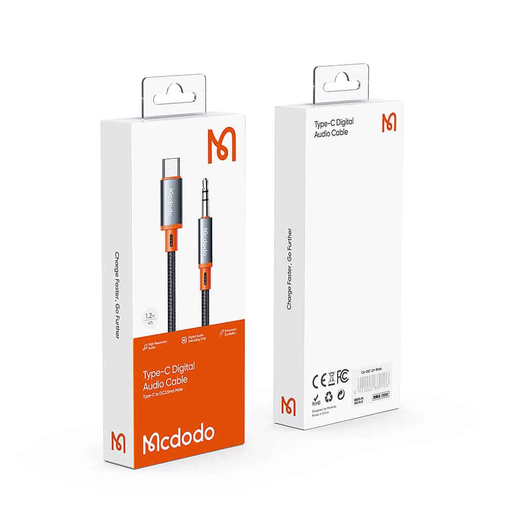 کابل تبدیل تایپ‌سی به جک 3.5 مک دودو MCDODO CA-0820