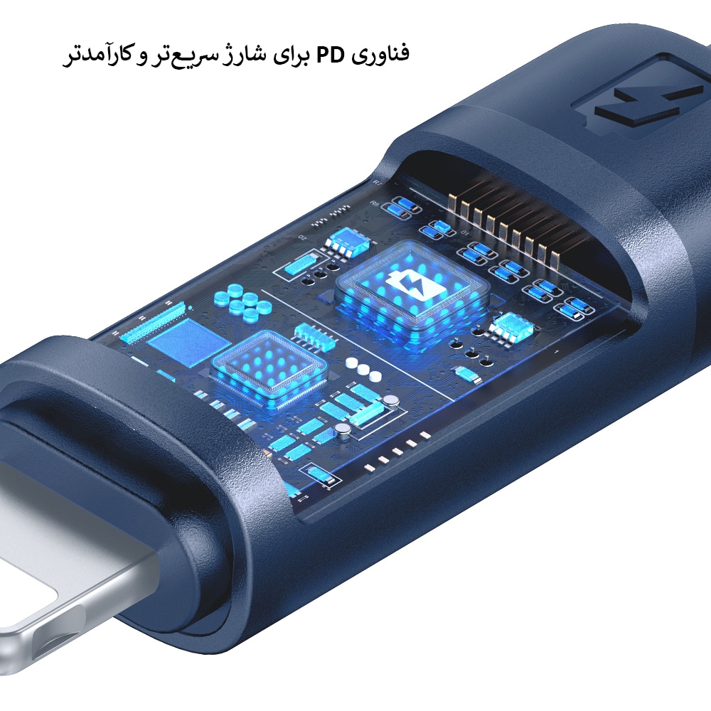 کابل 36وات Lightning بهType-C مک دودومدلCA-521