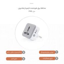 تبدیل برق هوشمند تایمر دار Hadron p102