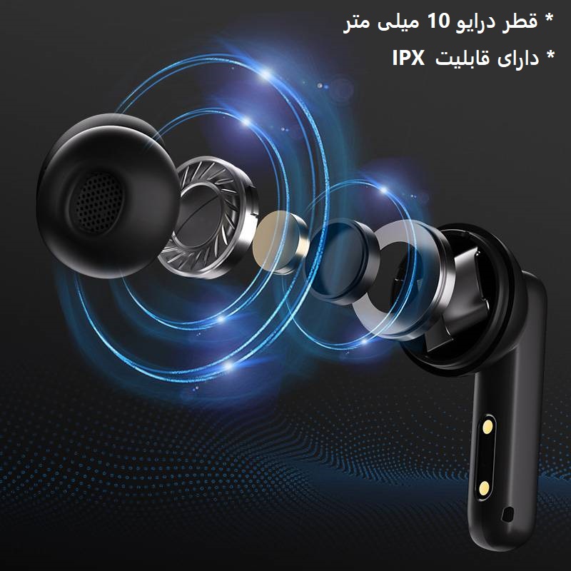 پک 5 عددی هندزفری بلوتوثی شیائومی مدل Qcy T13 ANC 2