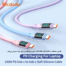 کابل شارژ100وات Type-CبهType-Cمک دودو مدلCA-194