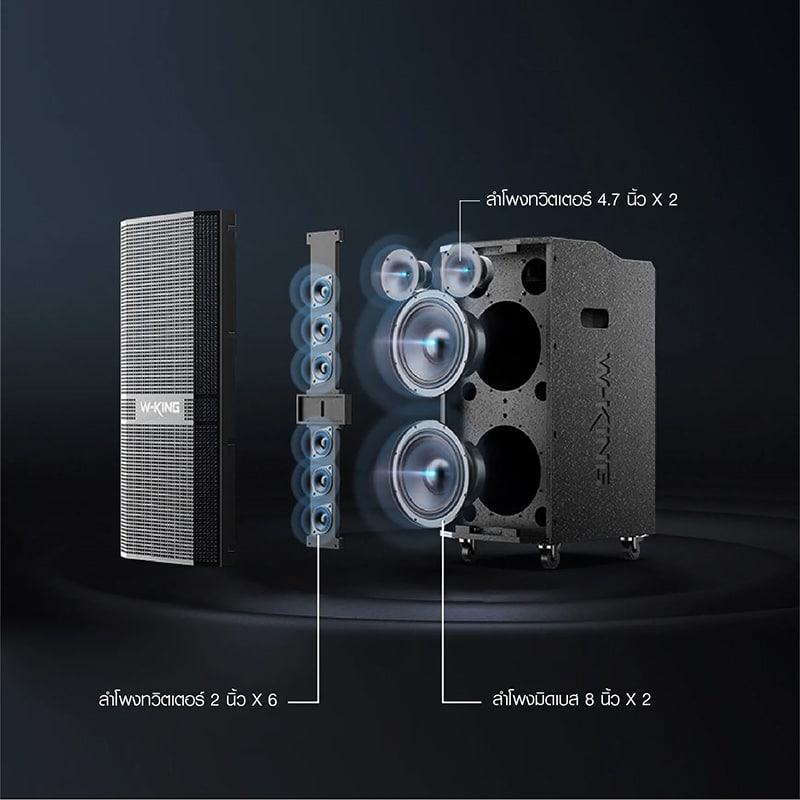 اسپیکر بلوتوثی دبلیو کینگ W-KING-K20
