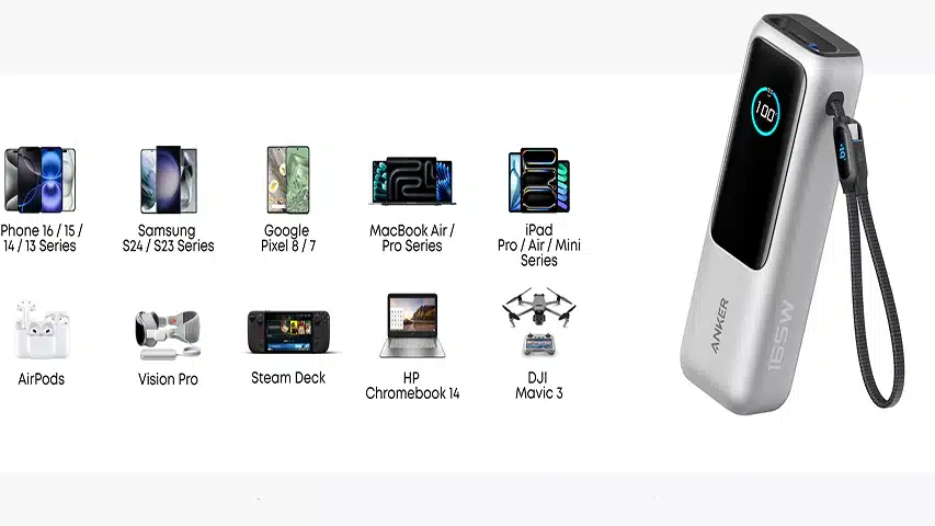 پاور بانک 25000 انکر مدل PowerCore 165W A1695