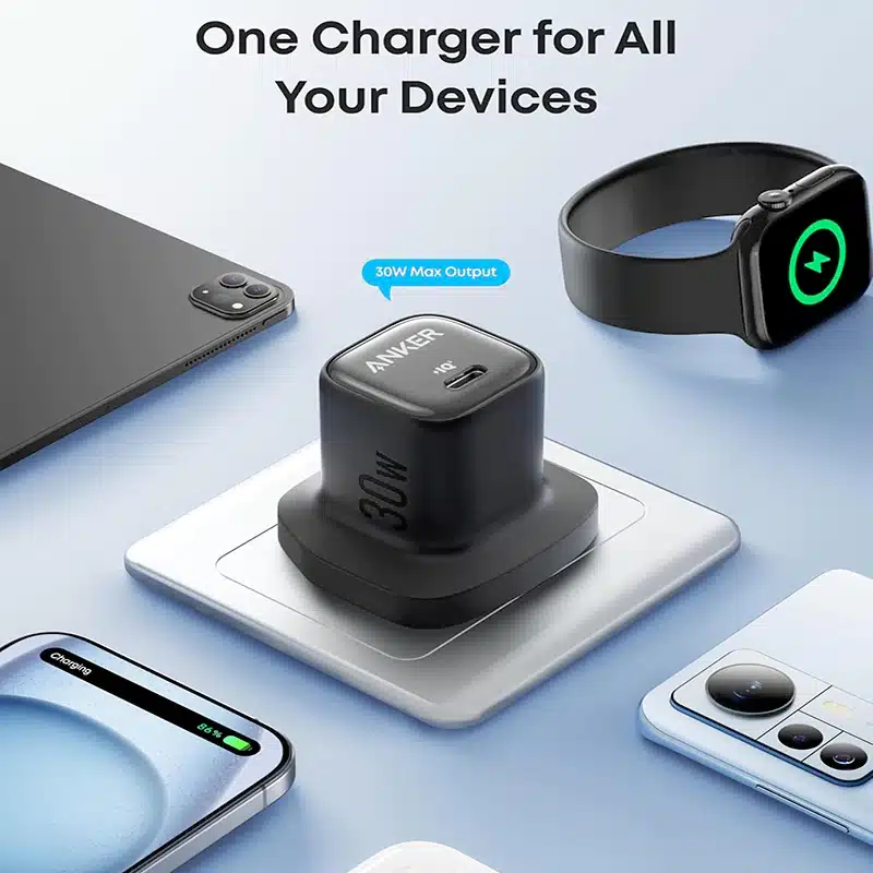 شارژر 30 وات انکر مدل Anker zolo charger A2698