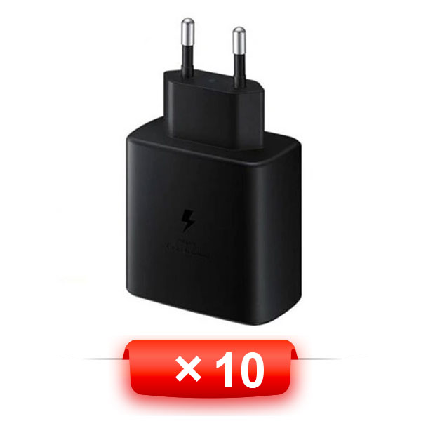 پک 10 عددی شارژر سامسونگ 100% استور SAMSUNG PD ADAPTER STORE 45W