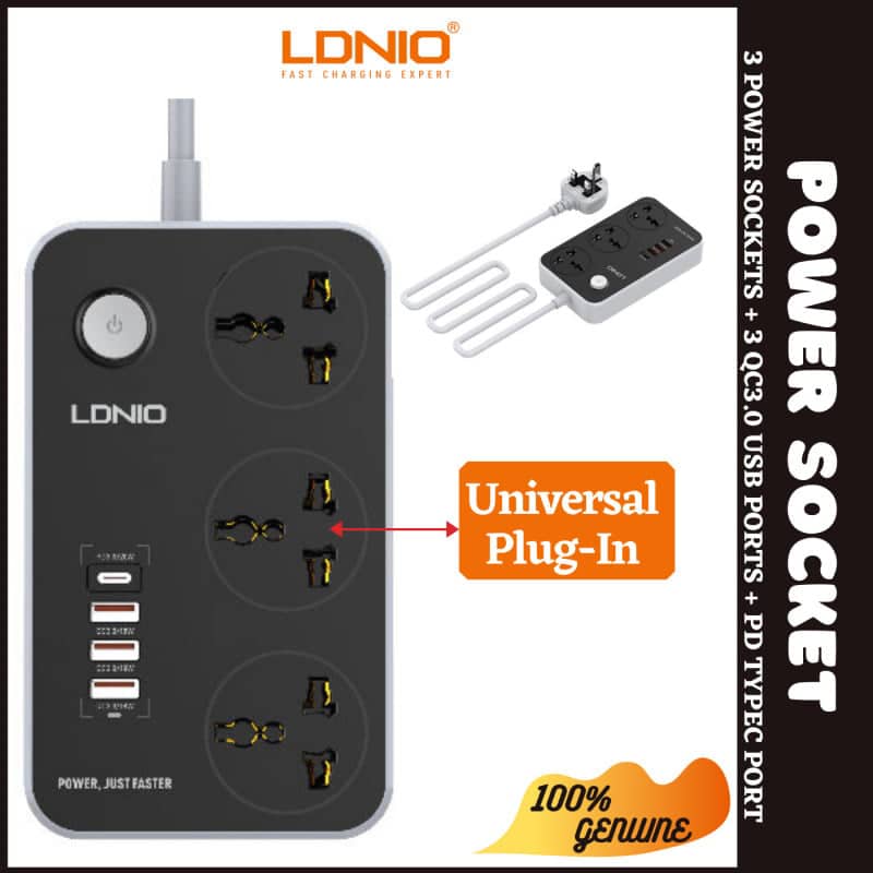 چند راهی برق الدینیو LDNIO SC3412