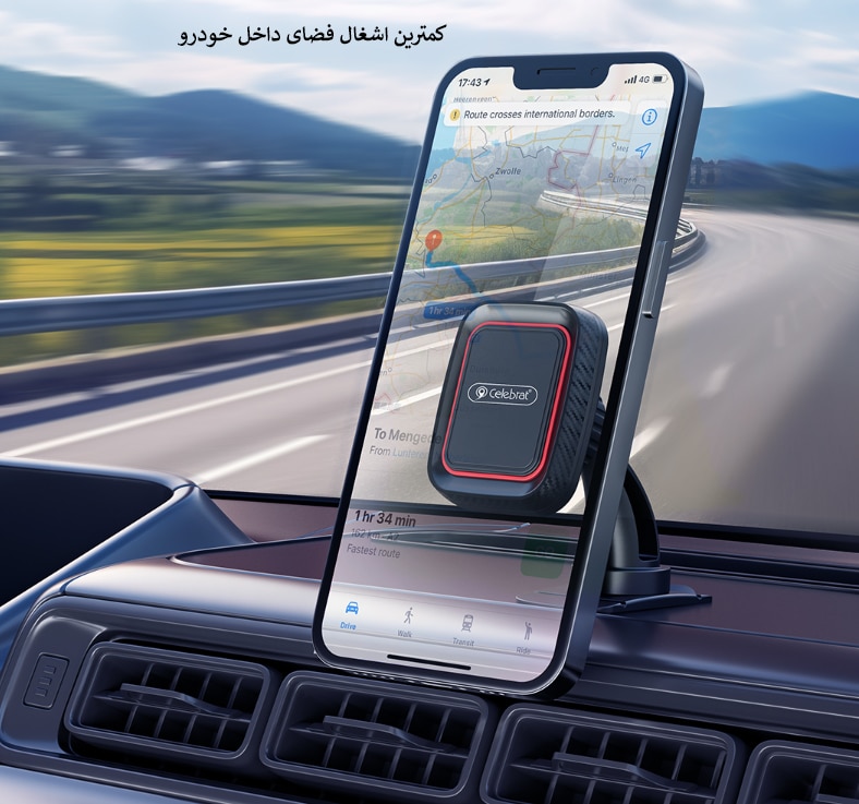 پایه نگهدارنده موبایل و شارژر بی سیم سلبریت مدل HC-21
