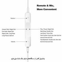 هندزفری 100%اورجینال Apple iphone earpod 3.5 mm A1472 اصلی