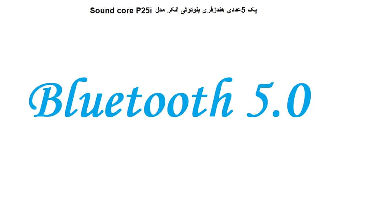 پک 5عددی هندزفری بلوتوثی انکر مدل Sound core P25i