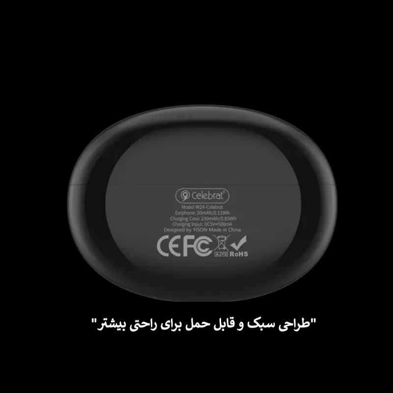 هندزفری بلوتوثی سلبریت CELEBRAT TWS W24