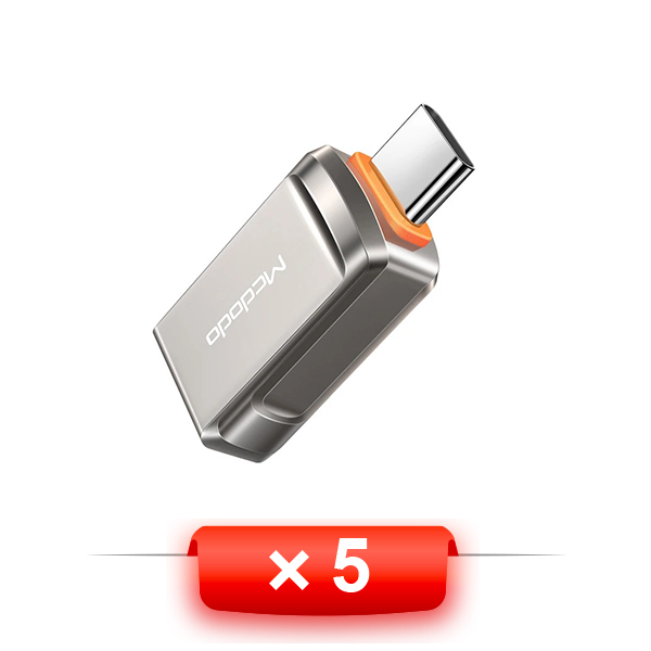 پک پنج عددی تبدیل اوتی جی USB به تایپ سی مکدودو 8730 MCDODO OTG USB-A 3.0 to TYPE-C