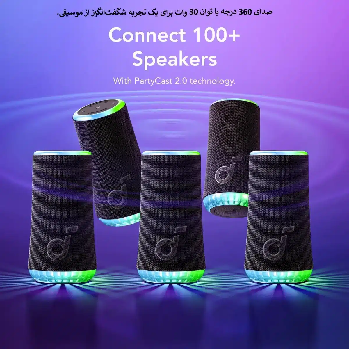 اسپیکر بلوتوثی انکر مدل Glow A3166