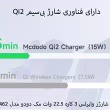 شارژر وایرلس 3کاره 15وات مک دودو مدل CH-246