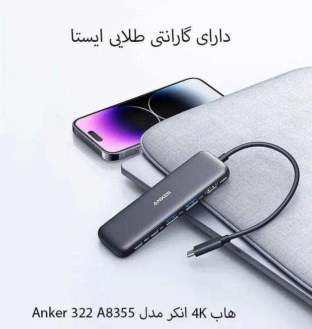 هاب 5 پورت USB-C انکر مدل Anker 322 A8355