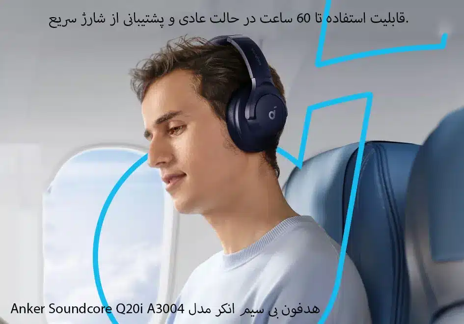 هدفون بلوتوثی انکر مدل soundcore Q20i A3004
