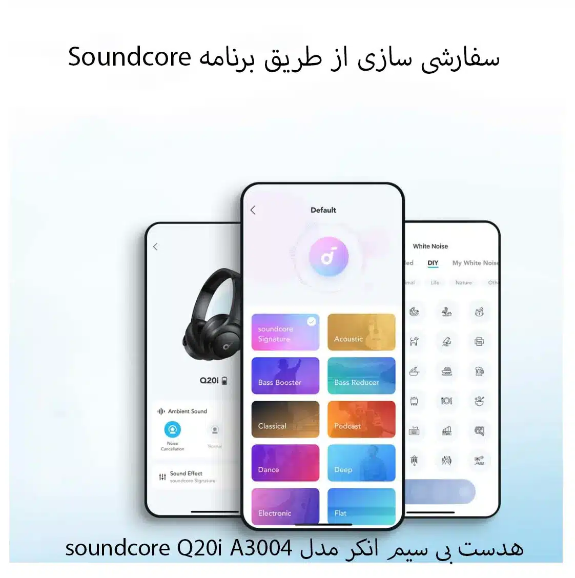 هدفون بلوتوثی انکر مدل soundcore Q20i A3004
