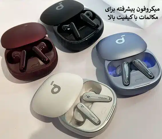 هندزفری بلوتوثی انکر مدل Liberty 4 Pro رنگ مشکی