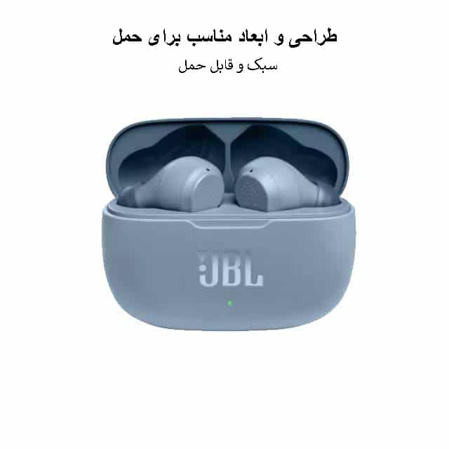 هدفون بلوتوثی جی‌بی‌ال مدل jbl Wave 200 tws