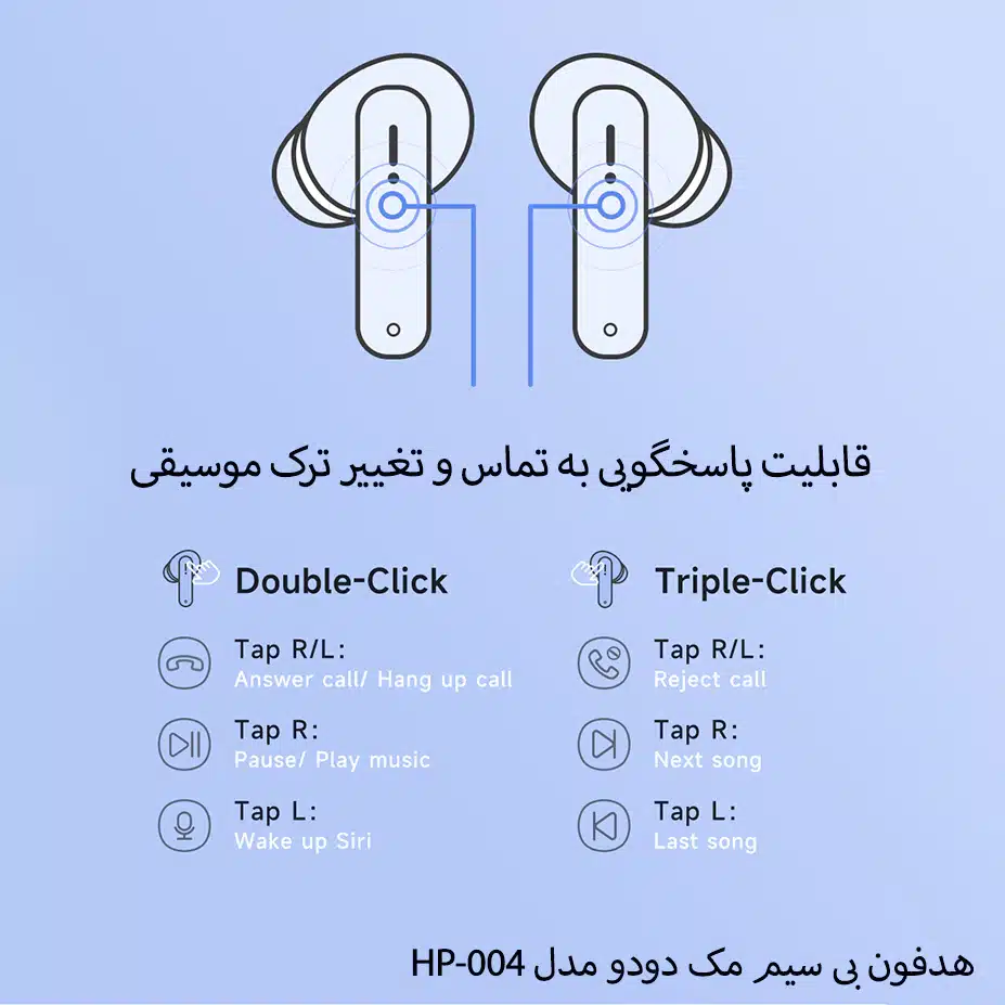 هندزفری بلوتوثی مک دودو مدل HP-004