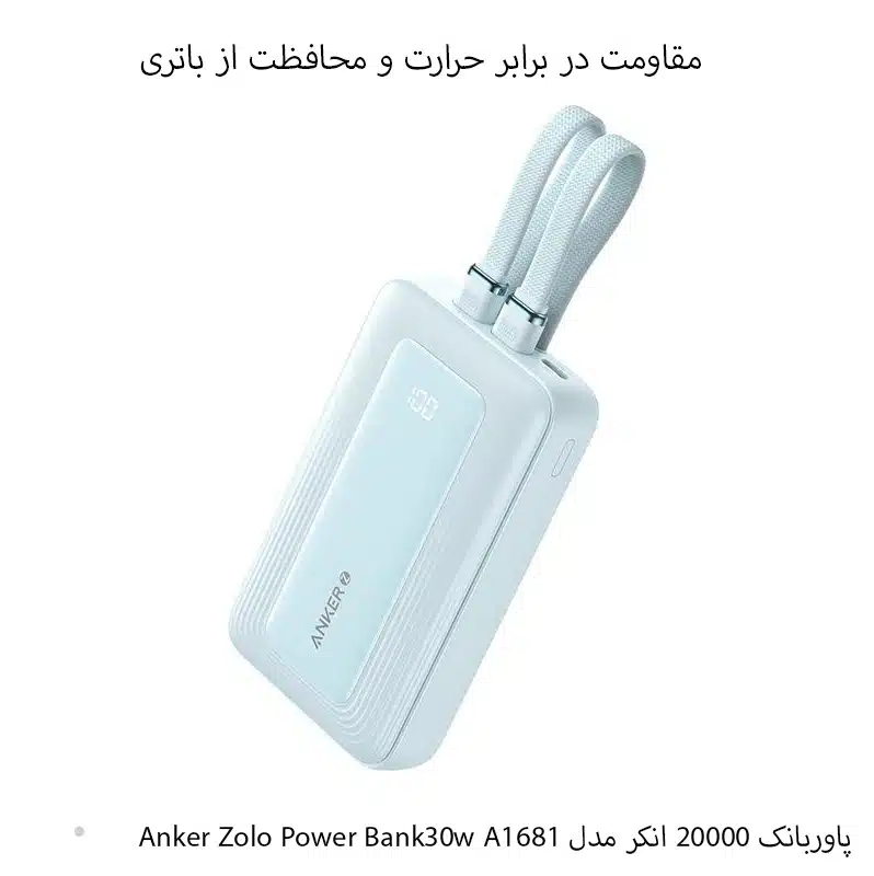 پاوربانک 20000 انکر مدل Anker Zolo Power Bank30w A1681