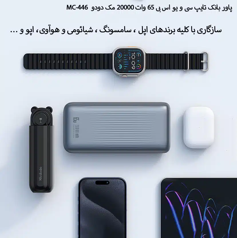 پاوربانک 20000mAh مک دودو مدل MC-4460