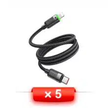 پک 5 عددی کابل مغناطیسی 36W Type-c مک دودو مدل CA-201