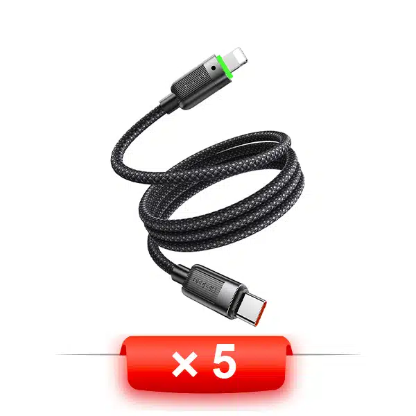 پک 5 عددی کابل مغناطیسی 36W Type-c مک دودو مدل CA-201