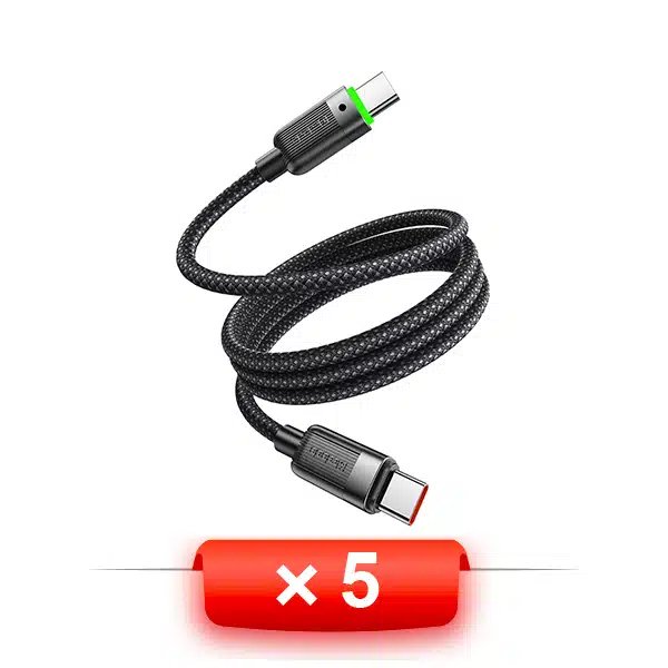 پک 5 عددی کابل مغناطیسی 60W Type-c مک دودو مدل CA-200