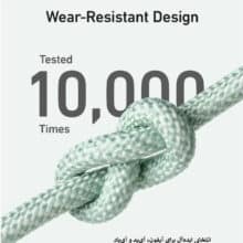 کابل 0.9 متری Lightning به USB-C انکر مدل A80B5H11