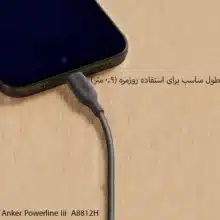 کابل 0.9متری Lightningبه USB-C انکر مدل A8812H