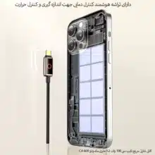 کابل شارژ 100 وات Type-C به Type-C مک دودو مدل CA-668