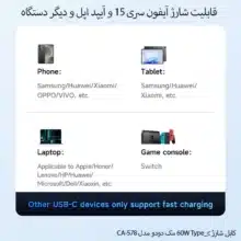کابل شارژ 60W Type_c مک دودو مدل CA-578